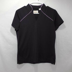 EP Pro Tour Tech Woman's Golf Shirt Black/Pink